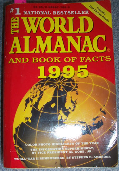 World Almanac And Book Of Facts, The: 1995