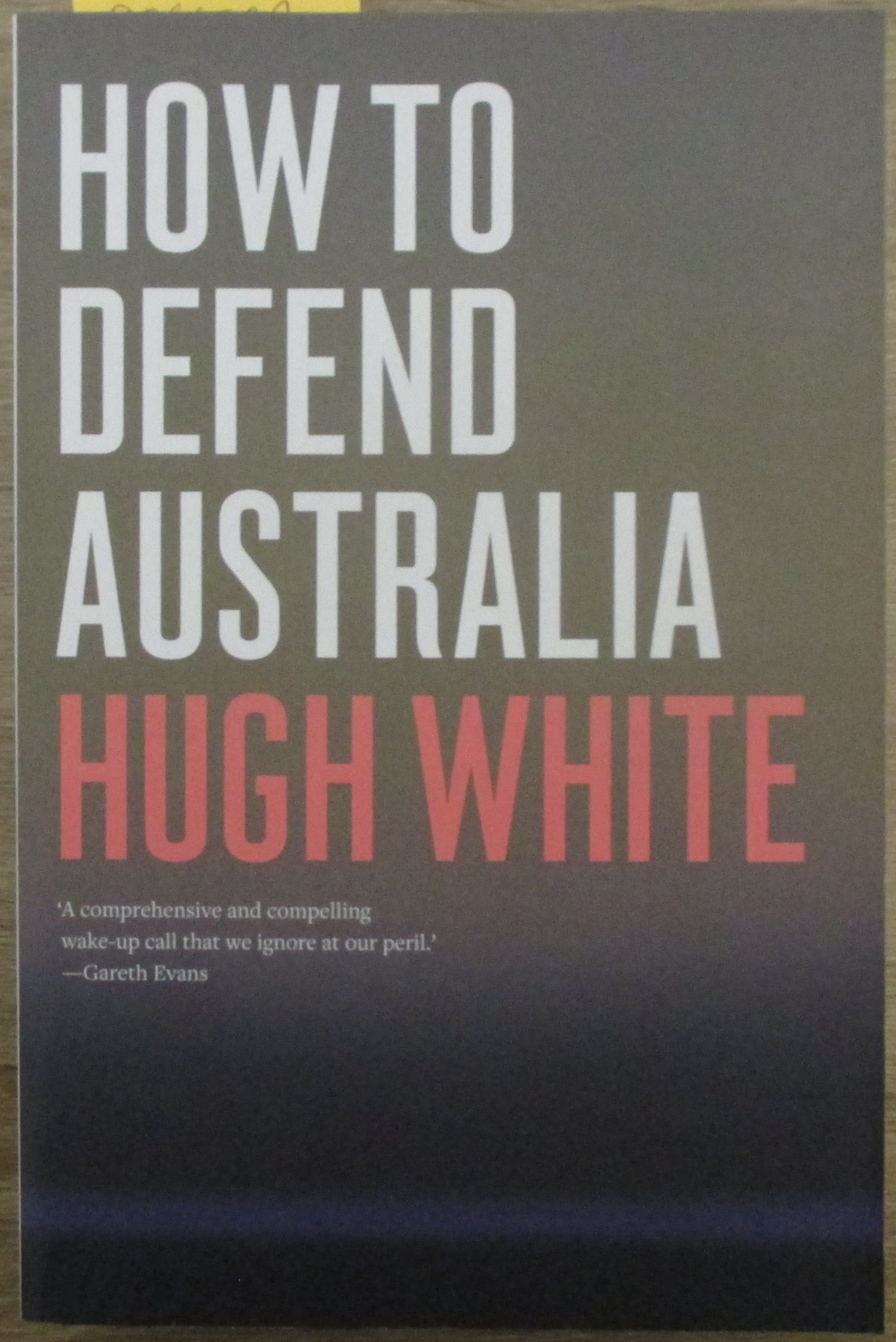 How to Defend Australia